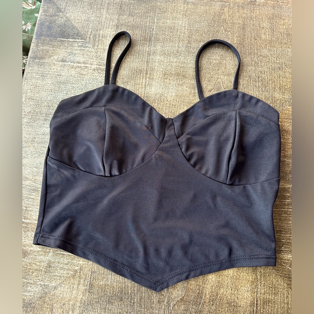 Small Polyester black top